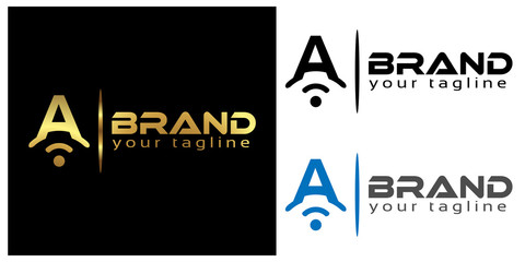 A online logo template, stock logo template.