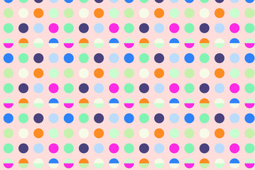 Seamless Pattern with circles