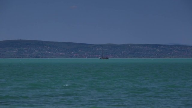 Pirate ship at the lake Balaton, Hungary Siofok Recorded with a canon 6d in 1080p