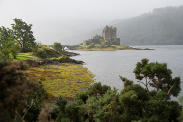 Fototapeta na wymiar landscape with castle