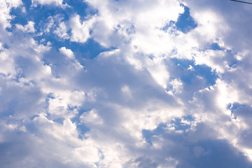 Fototapeta premium Blue and clouds