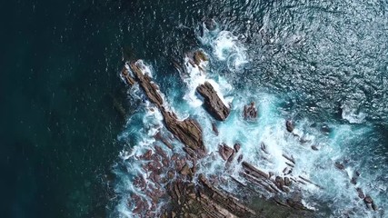clockwise above unique rocks