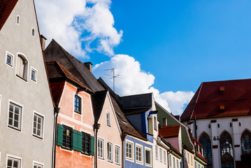 Rooftop diverse architecture