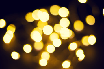 Abstract festive bokeh background.