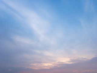 Evening sky, sunset