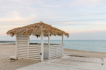Odesa beach in the summer season