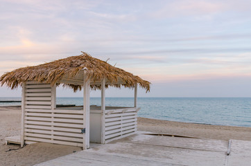 Odesa beach in the summer season