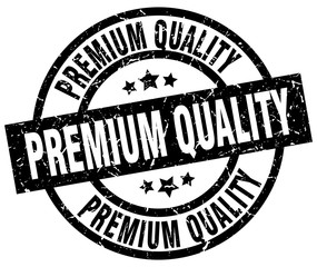 premium quality round grunge black stamp