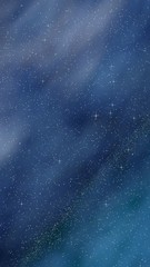 Colorful and beautiful space background. Outer space. Starry outer space texture. Templates, blue background. Design of websites, mobile devices and applications. 3D illustration