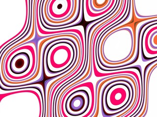 Pink red white abstract background with circles