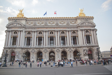 Fototapeta na wymiar Paris,France-July 14,2014:The Palais Garnier (Paris Opera) building in Paris, France.