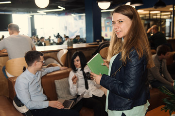 Business people working in co-working