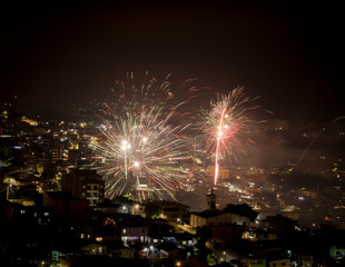 Obraz premium Diadema's Christma's Fireworks - Fogos de Natal em diadema