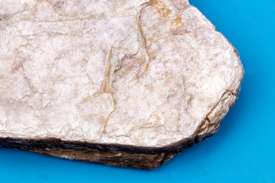 Lepidolith Scheibe, wei&szlig; Naturstein Edelstein Mineralien