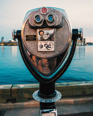 coin operated binoculars