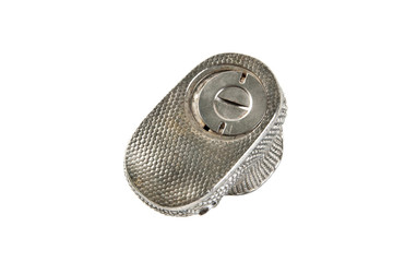 Antique metal money box