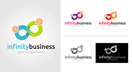 Infinity Game Logo Template Set