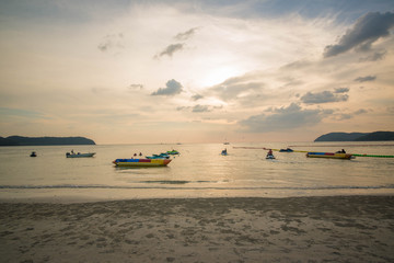 Obraz premium Cenang Beach in Langkawi Island, Malaysia.