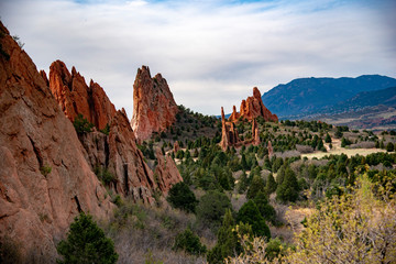 Plakat Garden of the Gods Colorado Springs Rocks