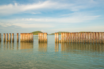 Cenang beach in Langkawi Island, Malaysia.