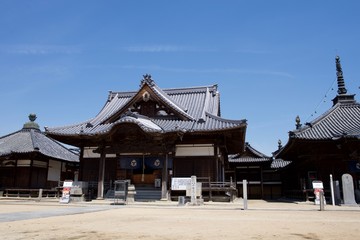 Fototapeta premium 長尾寺 四国遍路８７番札所 日本のお寺です