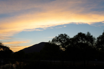atardecer