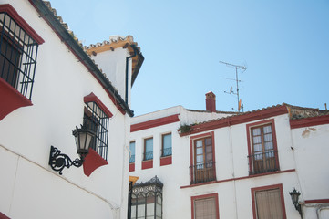 Red and White Buildings in Ronda