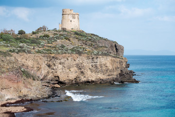 Fototapeta na wymiar Torre Canai - Turri - Sant'Antioco - Sardegna