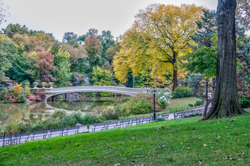 Bow bridge,Central Park, New York Cit