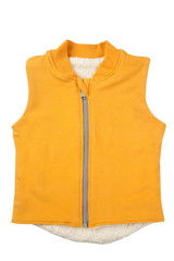 baby's waistcoat isolated on a white background