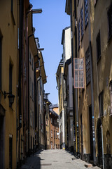old street in stockholm
