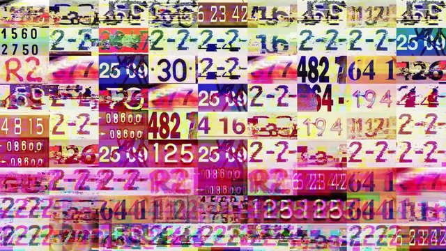 numbers code information urban technology