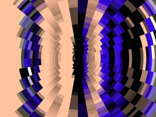 Colorful sparkling geometries, abstract forms and lines, background