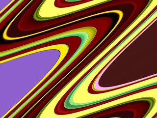 Colorful vivid abstract lines in movement, waves like shapes, background