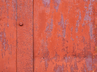 The texture of the painted old metal surface
