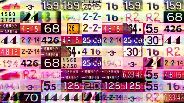 numbers code information urban technology