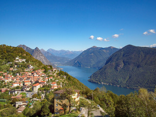 Fototapeta na wymiar Lugano Switzerlan