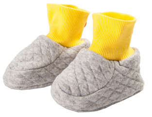 Baby Booties isolated on white background