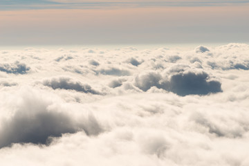 Naklejka premium Sea of clouds