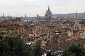 Fototapeta na wymiar Aerial View of Rome