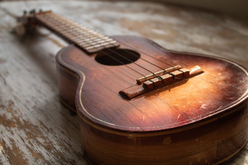 Fototapeta premium Instrumento musical ukelele