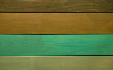 Assortment of laminated flooring samples in hardware store