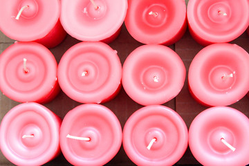 pink lavender candles