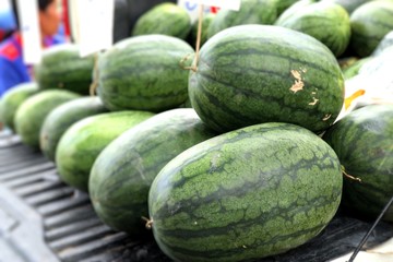 watermelon at the street food