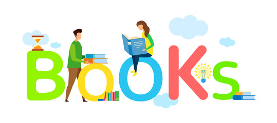 Children Library, Literature Categories Web Banner