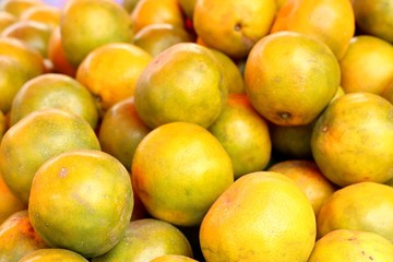 Orange fruit at street food