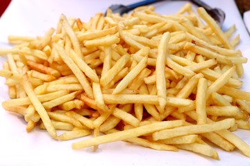French fries at street food