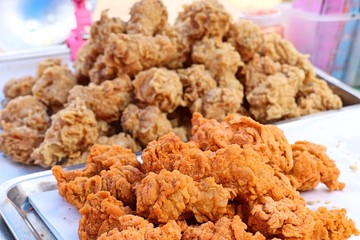 Fried chicken at street food