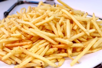French fries at street food