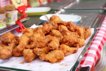 Fried chicken at street food